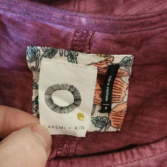 Anthropologie Akemi + Kin Peplum Belle Sleeve Top Size Small - Picture 5 of 6